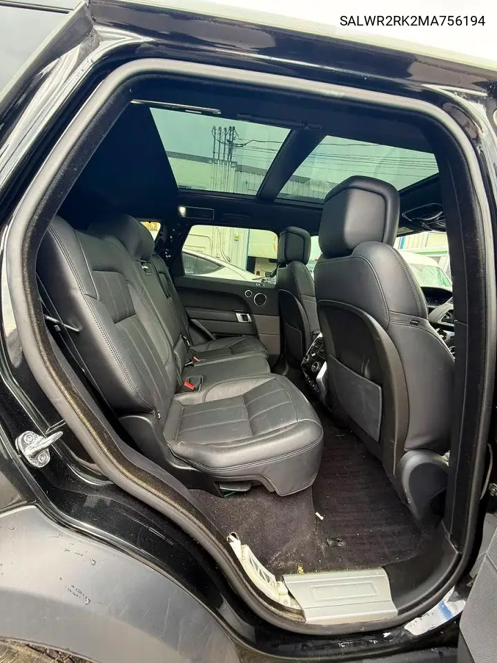 2021 Land Rover Range Rover Sport Hse Silver Edition VIN: SALWR2RK2MA756194 Lot: 58296456