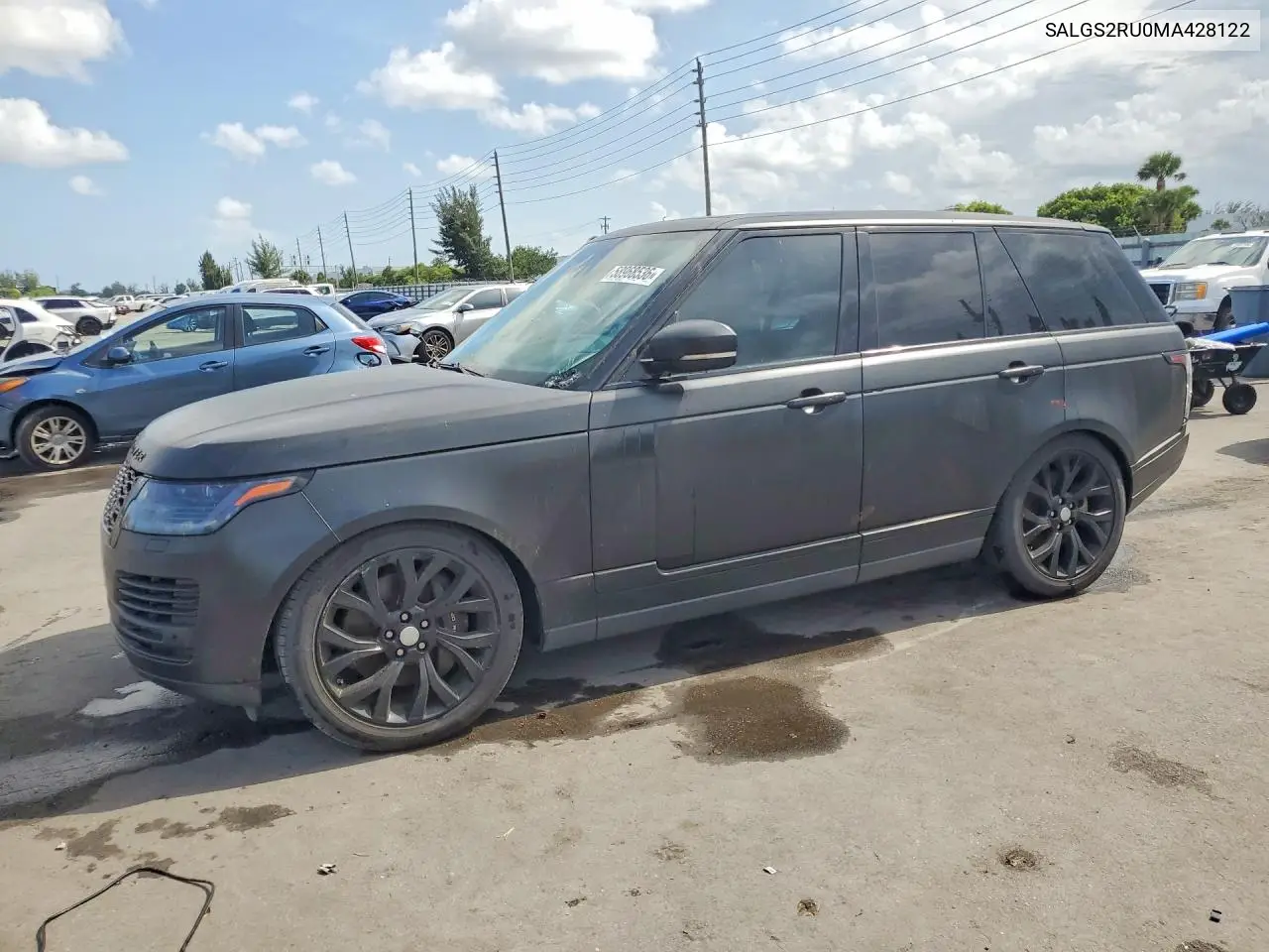 2021 Land Rover Range Rover Hse Westminster Edition VIN: SALGS2RU0MA428122 Lot: 58968536