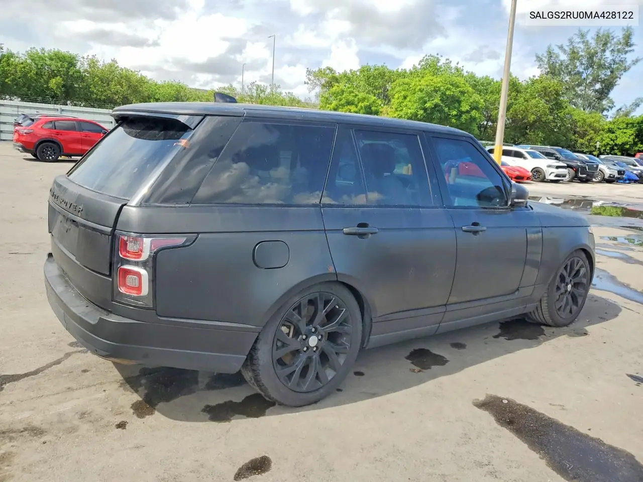 2021 Land Rover Range Rover Hse Westminster Edition VIN: SALGS2RU0MA428122 Lot: 58968536