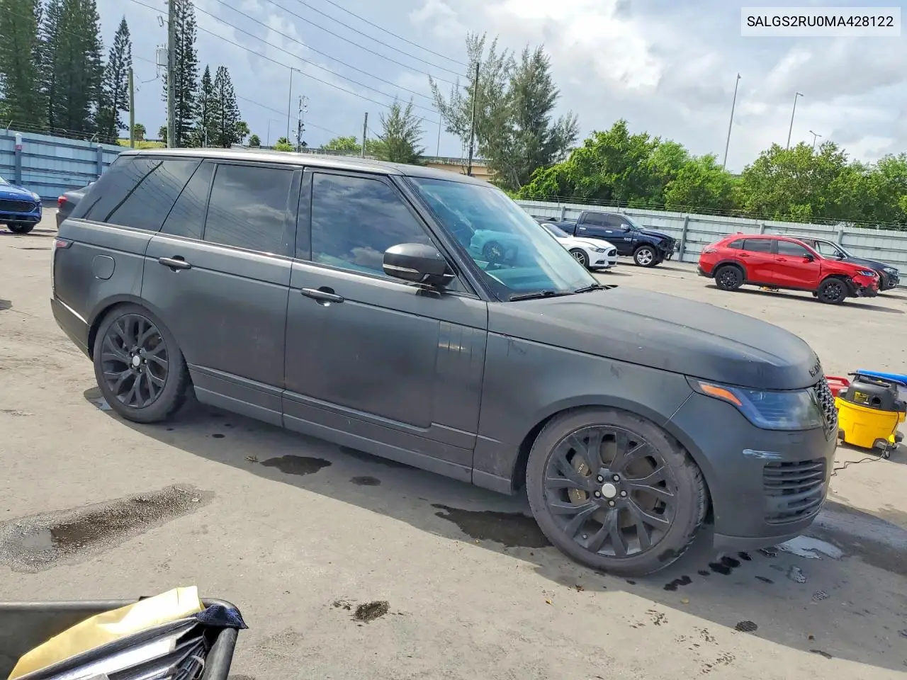 2021 Land Rover Range Rover Hse Westminster Edition VIN: SALGS2RU0MA428122 Lot: 58968536