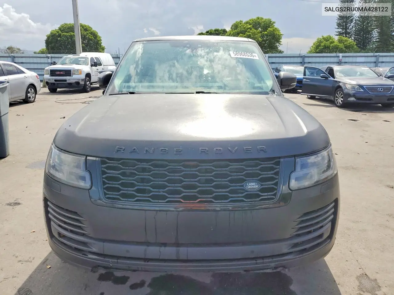 2021 Land Rover Range Rover Hse Westminster Edition VIN: SALGS2RU0MA428122 Lot: 58968536