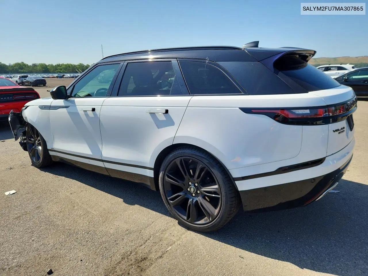 2021 Land Rover Range Rover Velar R-Dynamic Hse VIN: SALYM2FU7MA307865 Lot: 59165786