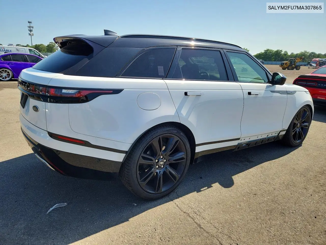 2021 Land Rover Range Rover Velar R-Dynamic Hse VIN: SALYM2FU7MA307865 Lot: 59165786