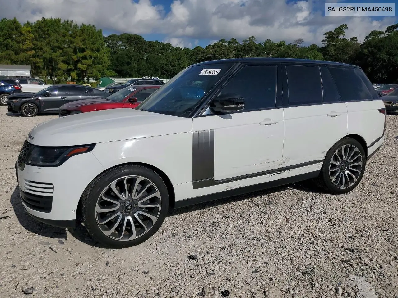 2021 Land Rover Range Rover Hse Westminster Edition VIN: SALGS2RU1MA450498 Lot: 59634336