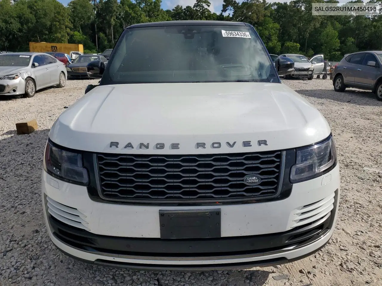 2021 Land Rover Range Rover Hse Westminster Edition VIN: SALGS2RU1MA450498 Lot: 59634336