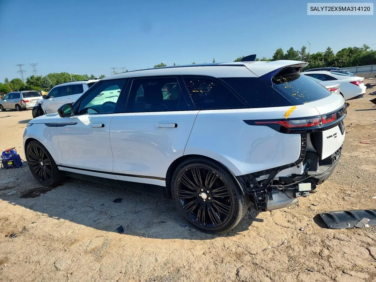 2021 Land Rover Range Rover Velar R-Dynamic S VIN: SALYT2EX5MA314120 Lot: 59793986