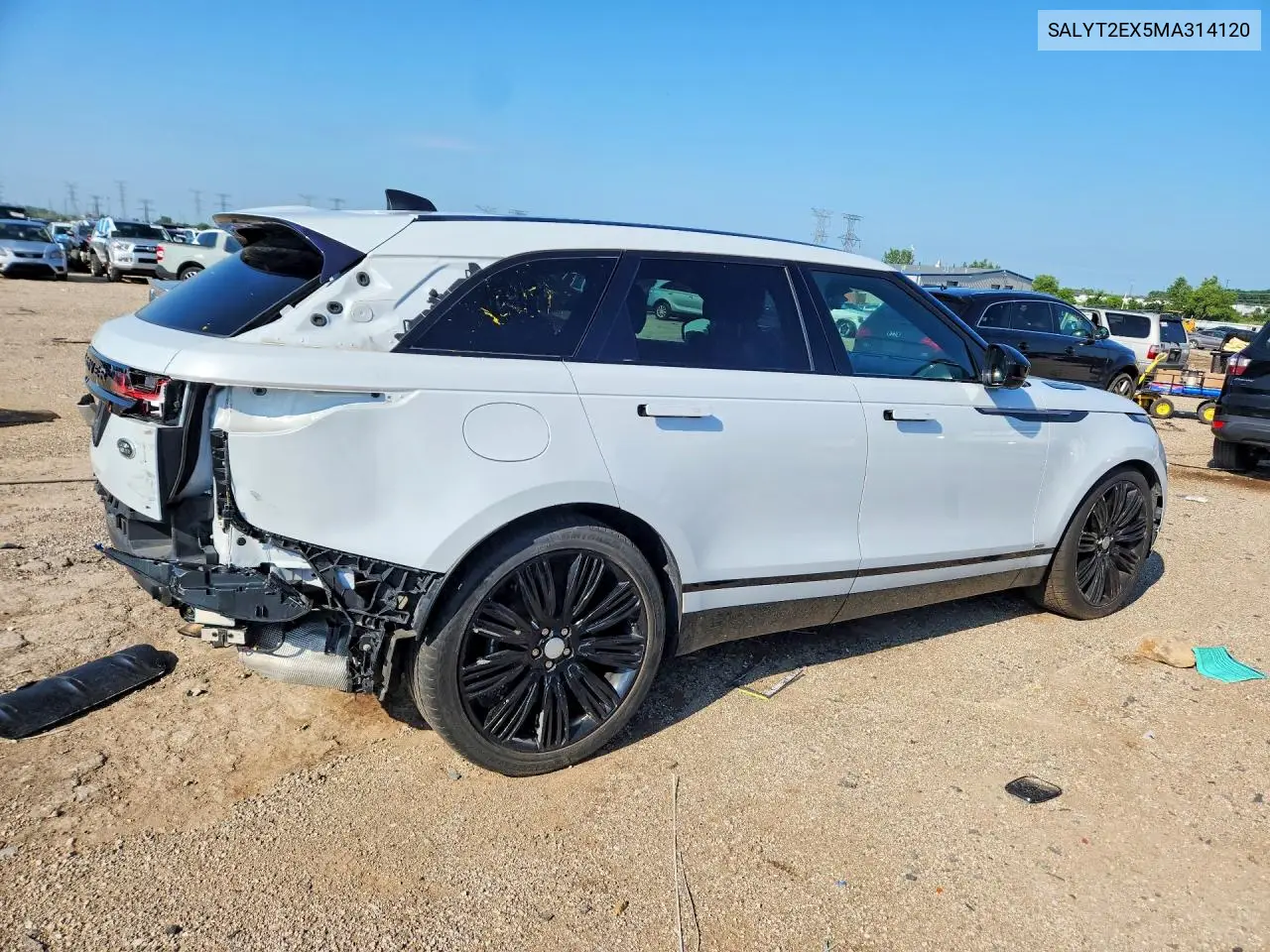 2021 Land Rover Range Rover Velar R-Dynamic S VIN: SALYT2EX5MA314120 Lot: 59793986