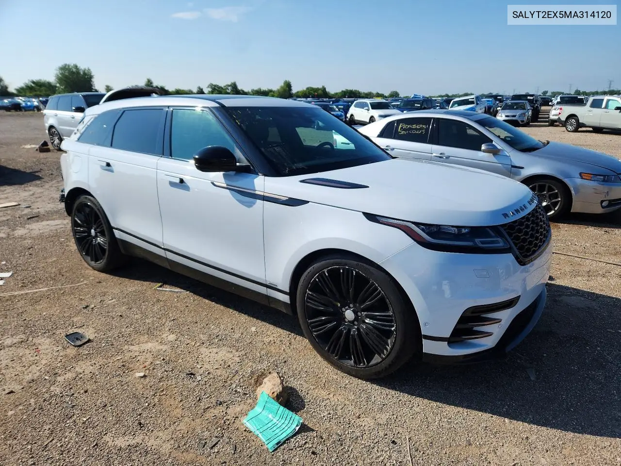 2021 Land Rover Range Rover Velar R-Dynamic S VIN: SALYT2EX5MA314120 Lot: 59793986