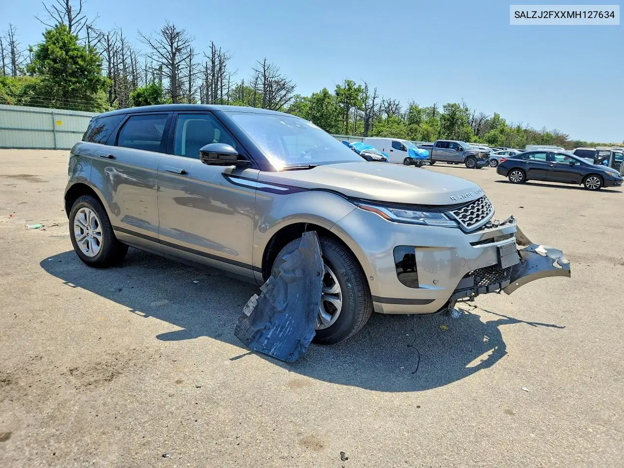 2021 Land Rover Range Rover Evoque S VIN: SALZJ2FXXMH127634 Lot: 60158906