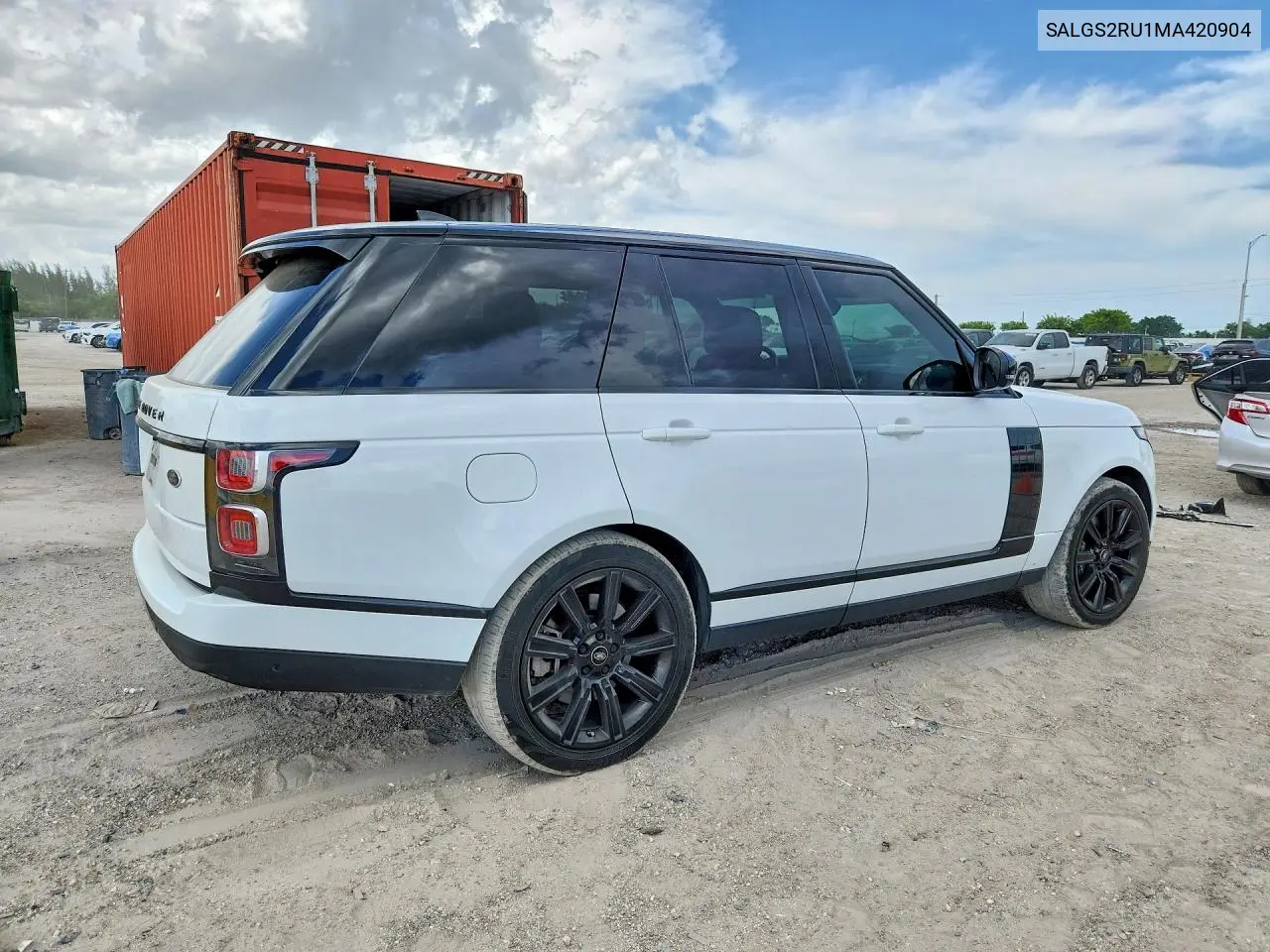 2021 Land Rover Range Rover Hse Westminster Edition VIN: SALGS2RU1MA420904 Lot: 60862006