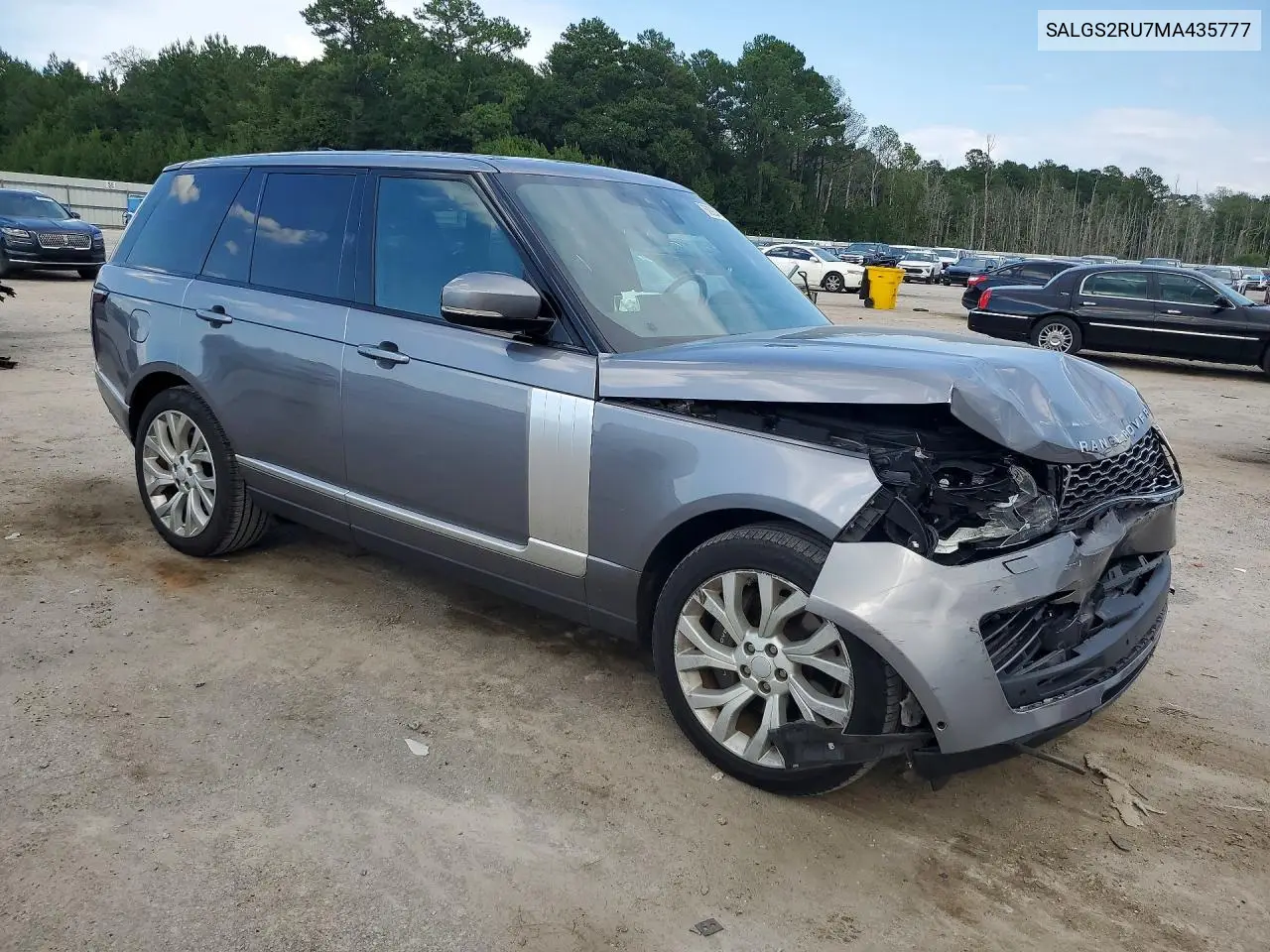 2021 Land Rover Range Rover Hse Westminster Edition VIN: SALGS2RU7MA435777 Lot: 60924016