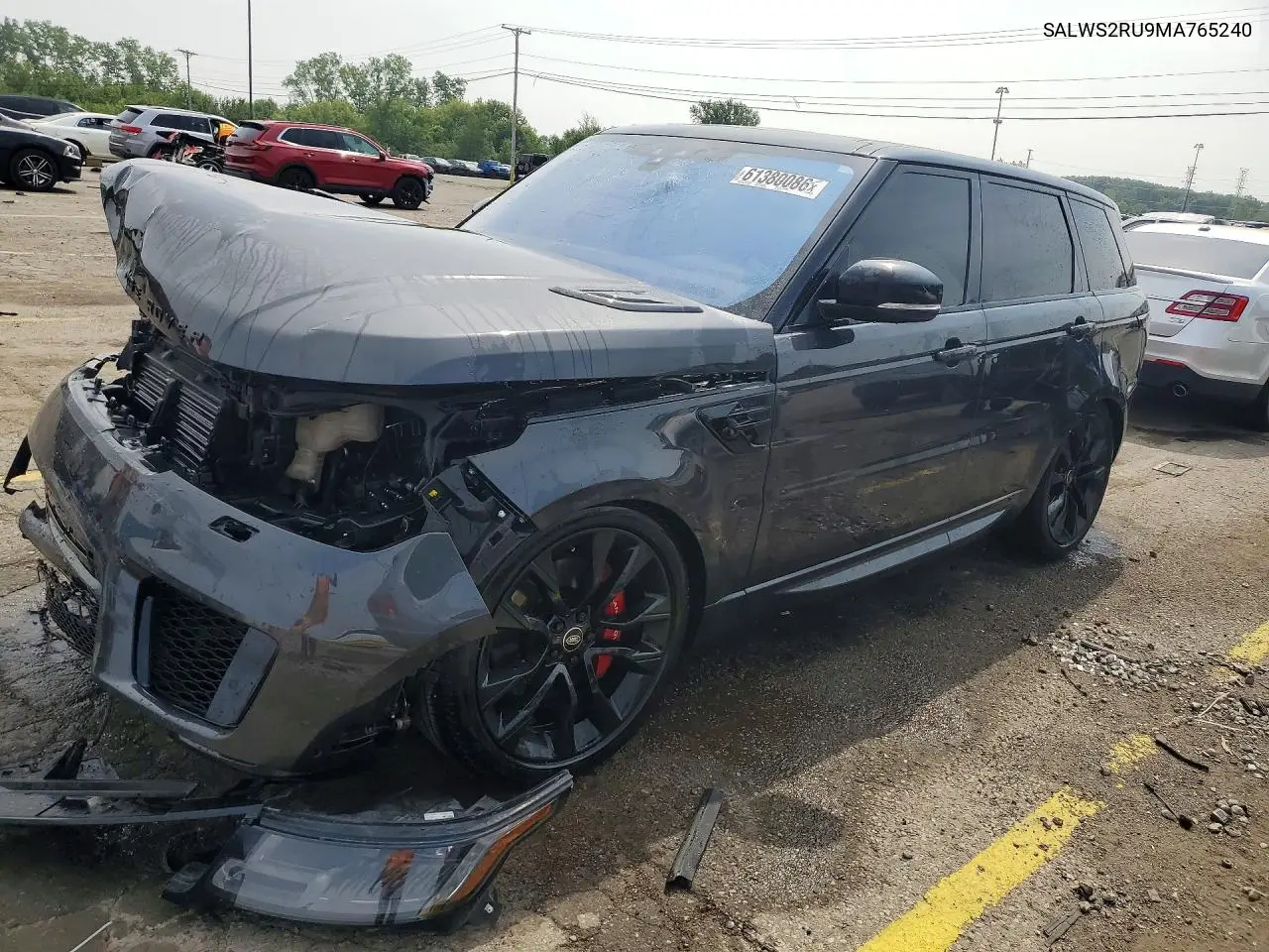 2021 Land Rover Range Rover Sport Hst VIN: SALWS2RU9MA765240 Lot: 61380086