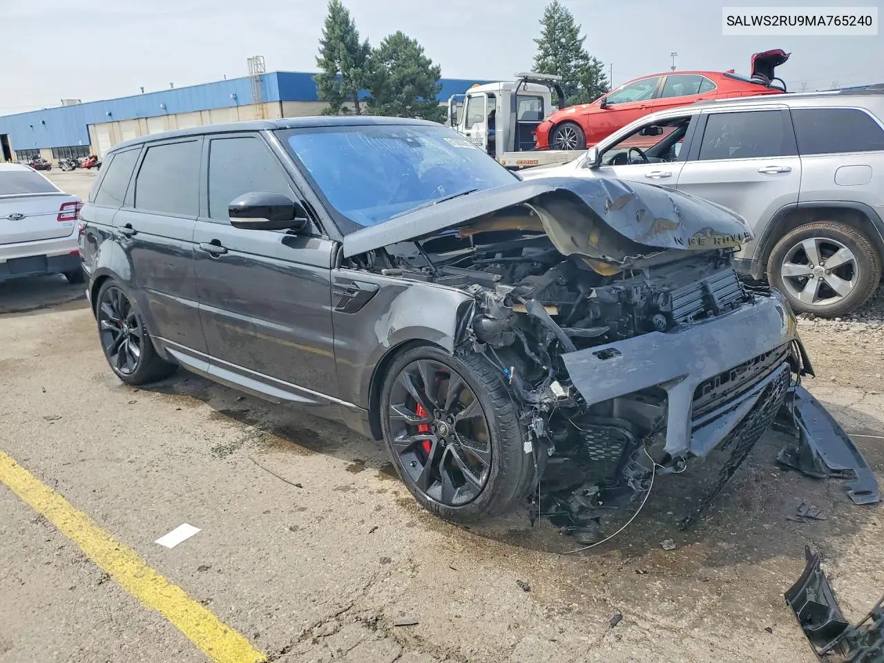 2021 Land Rover Range Rover Sport Hst VIN: SALWS2RU9MA765240 Lot: 61380086