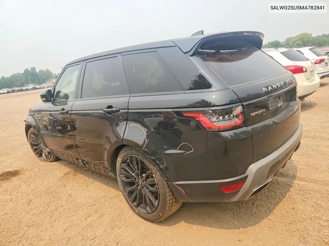 2021 Land Rover Range Rover Sport Se VIN: SALWG2SU5MA782841 Lot: 61709246
