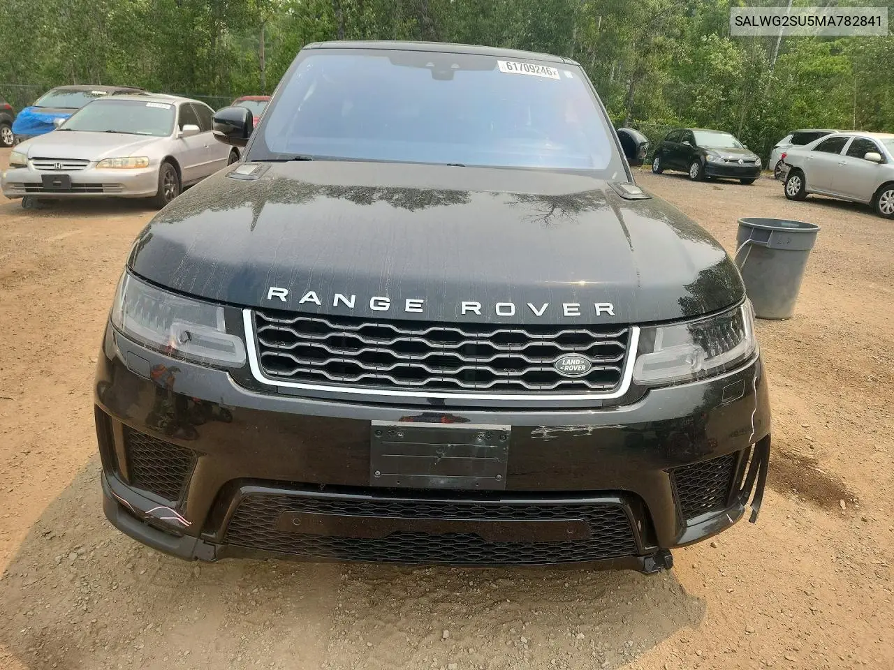 2021 Land Rover Range Rover Sport Se VIN: SALWG2SU5MA782841 Lot: 61709246