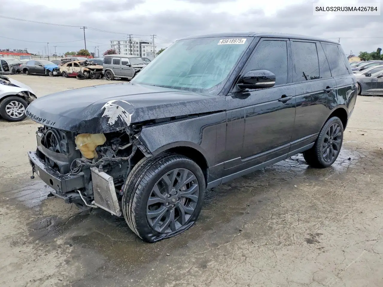 2021 Land Rover Range Rover Hse Westminster Edition VIN: SALGS2RU3MA426784 Lot: 85618975