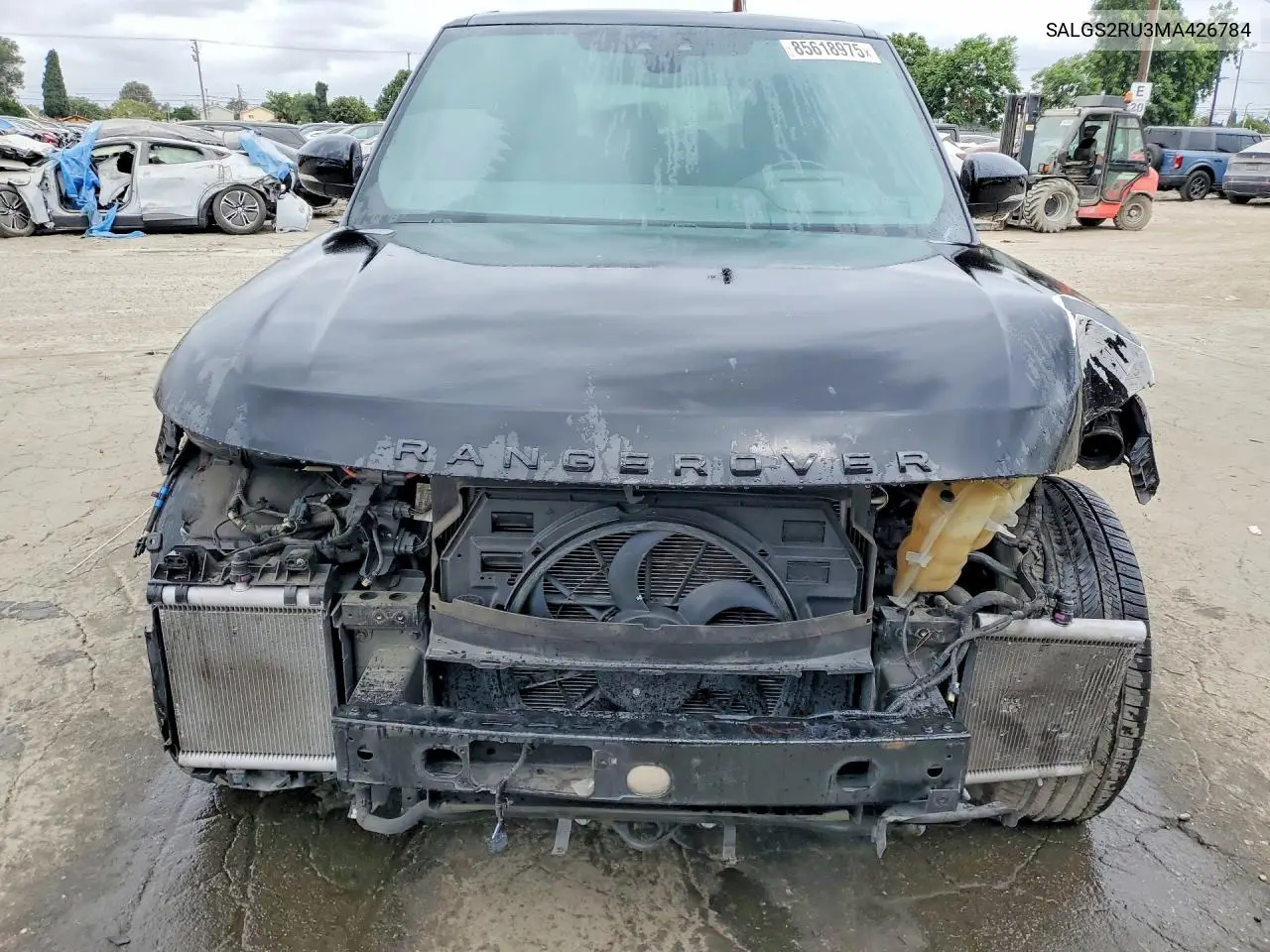2021 Land Rover Range Rover Hse Westminster Edition VIN: SALGS2RU3MA426784 Lot: 85618975