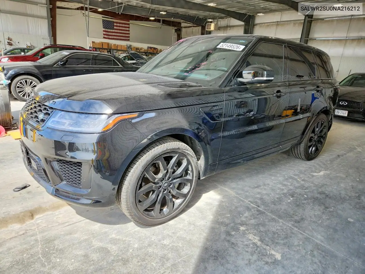 2022 Land Rover Range Rover Sport Hse Silver Edition VIN: SALWR2SU0NA216212 Lot: 52149526