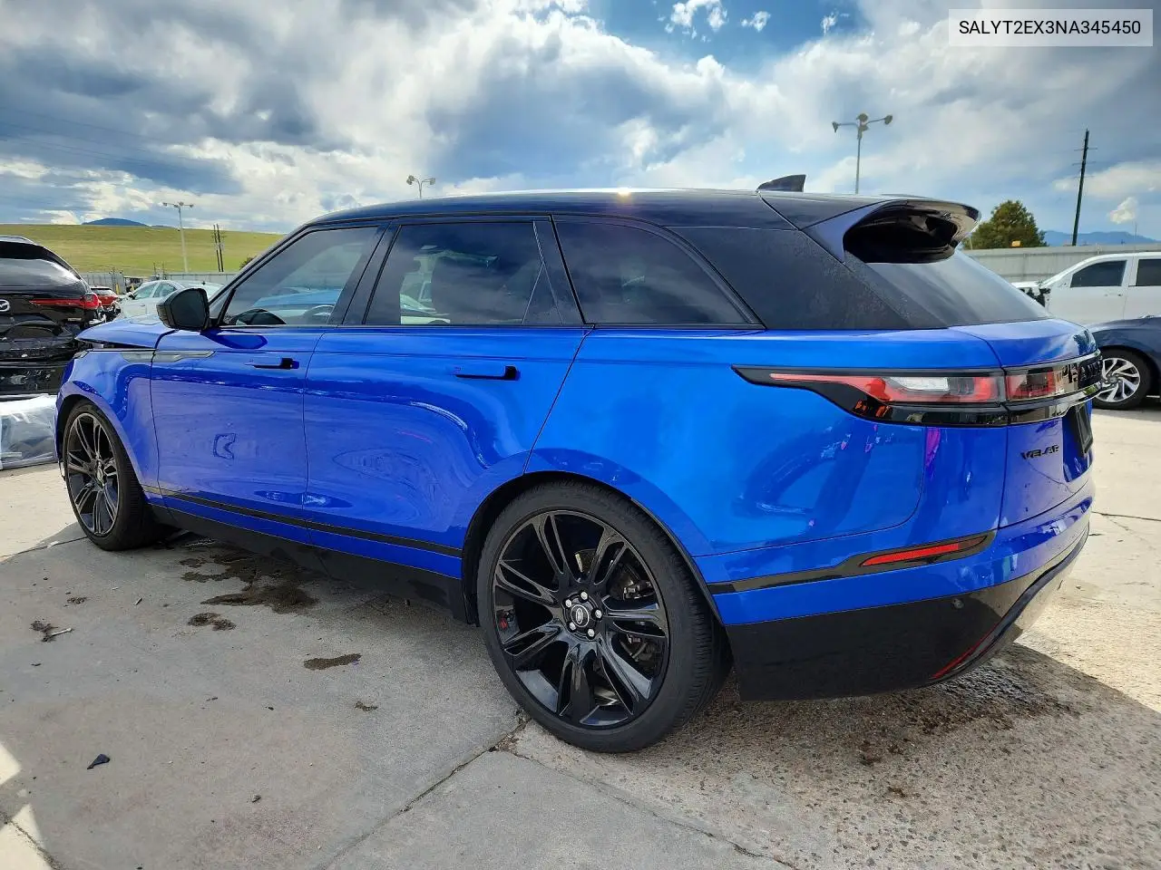 2022 Land Rover Range Rover Velar R-Dynamic S VIN: SALYT2EX3NA345450 Lot: 54531796
