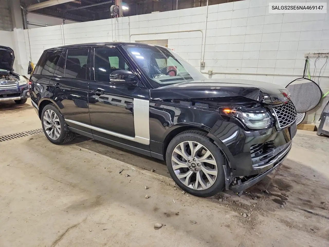 2022 Land Rover Range Rover Westminster Edition VIN: SALGS2SE6NA469147 Lot: 56603376