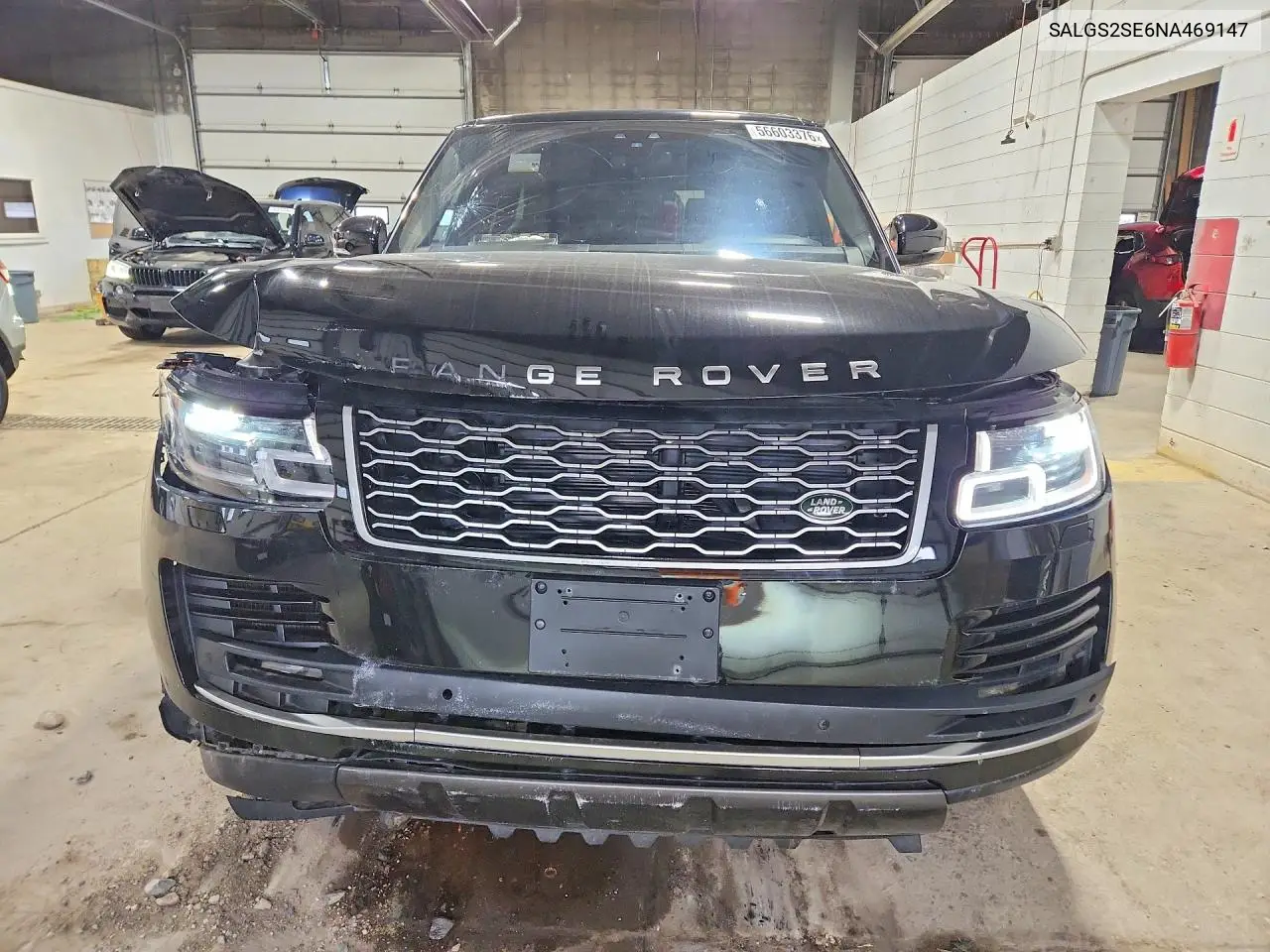 2022 Land Rover Range Rover Westminster Edition VIN: SALGS2SE6NA469147 Lot: 56603376