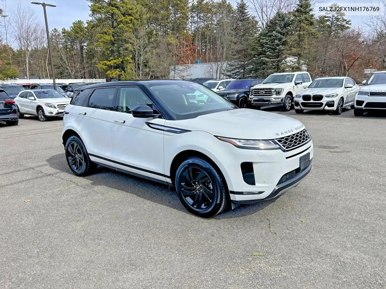 2022 Land Rover Range Rover Evoque S VIN: SALZJ2FX1NH176769 Lot: 56614216