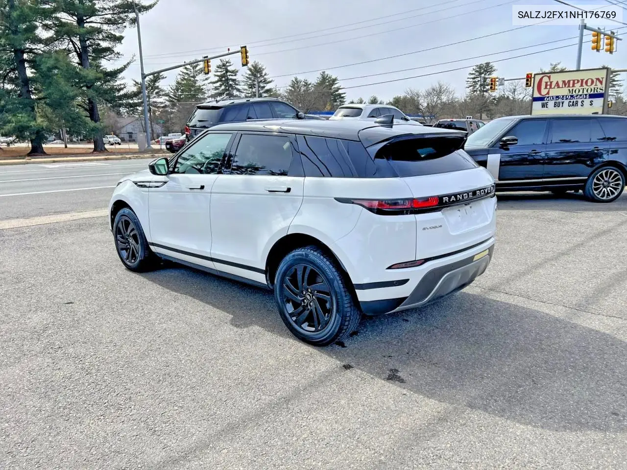 2022 Land Rover Range Rover Evoque S VIN: SALZJ2FX1NH176769 Lot: 56614216