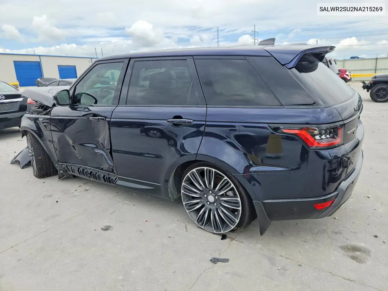 2022 Land Rover Range Rover Sport Hse Silver Edition VIN: SALWR2SU2NA215269 Lot: 57222076