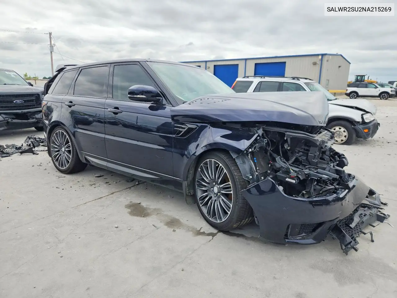 2022 Land Rover Range Rover Sport Hse Silver Edition VIN: SALWR2SU2NA215269 Lot: 57222076