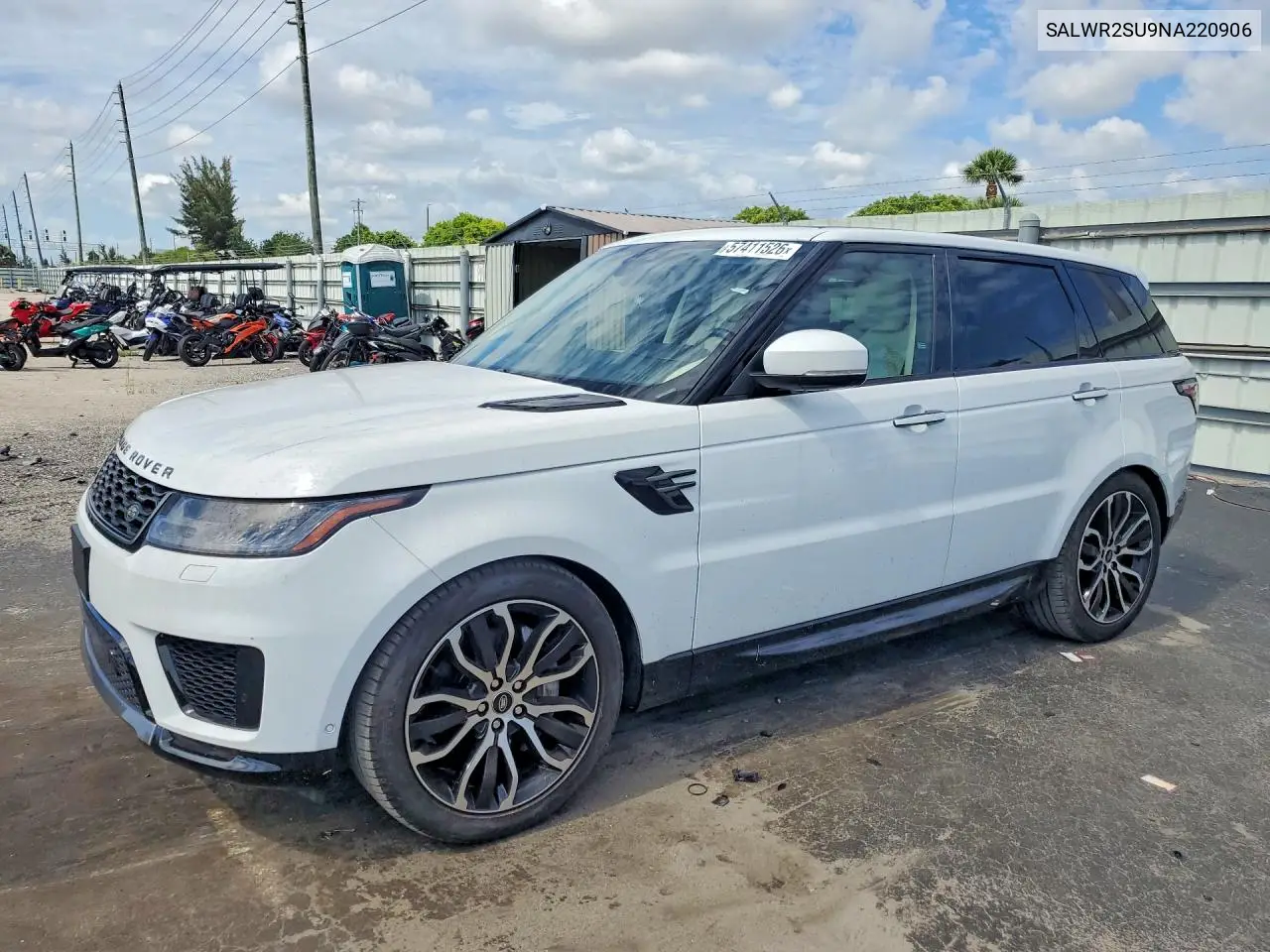 2022 Land Rover Range Rover Sport Hse Silver Edition VIN: SALWR2SU9NA220906 Lot: 57411526