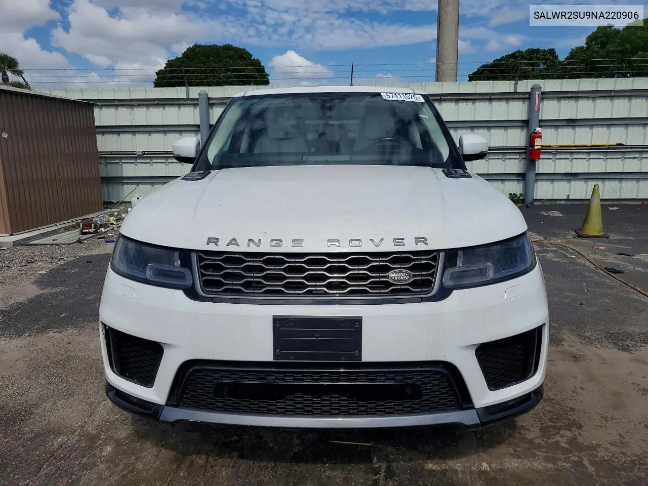 2022 Land Rover Range Rover Sport Hse Silver Edition VIN: SALWR2SU9NA220906 Lot: 57411526