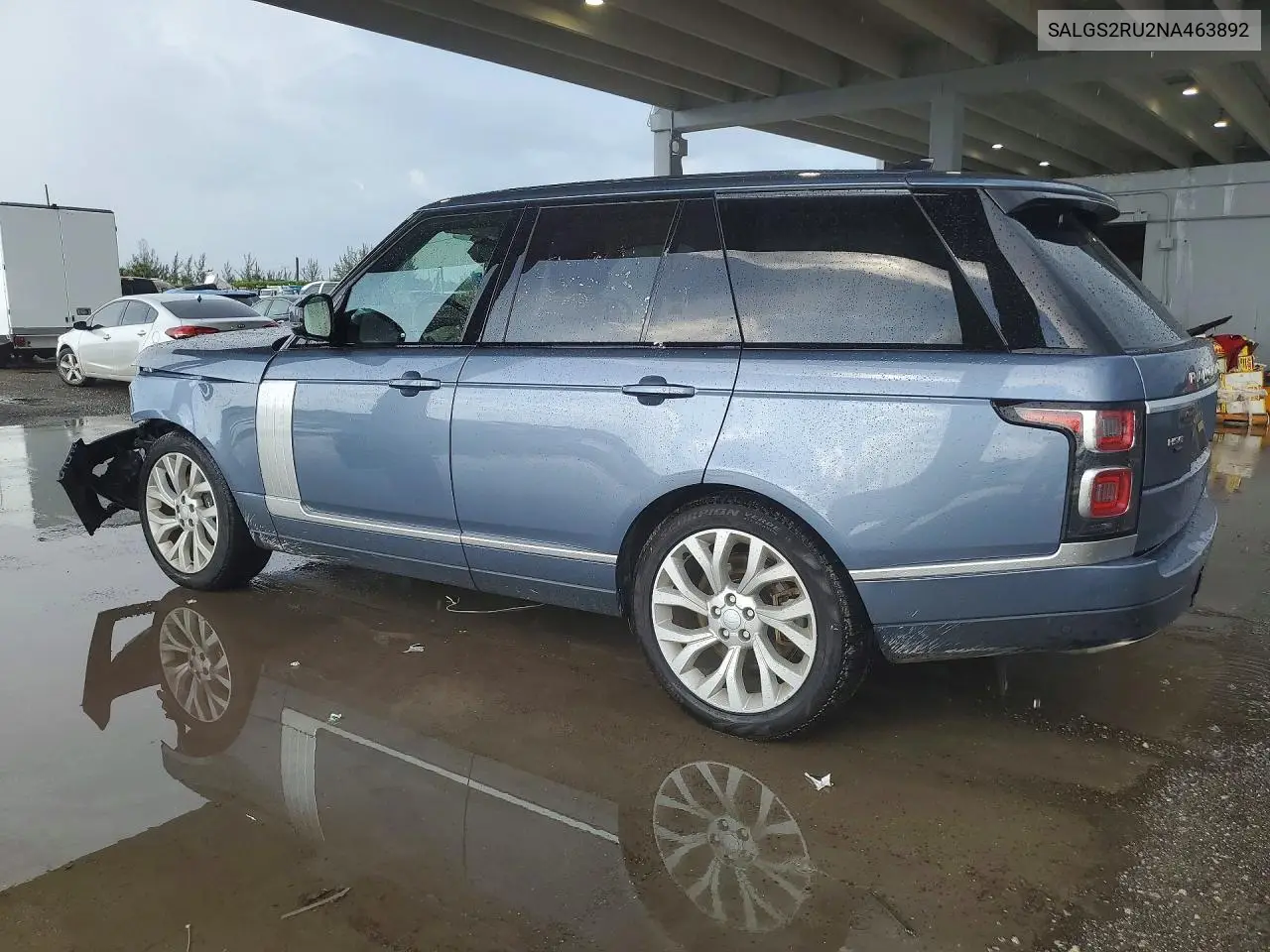 2022 Land Rover Range Rover Hse Westminster Edition VIN: SALGS2RU2NA463892 Lot: 57640726