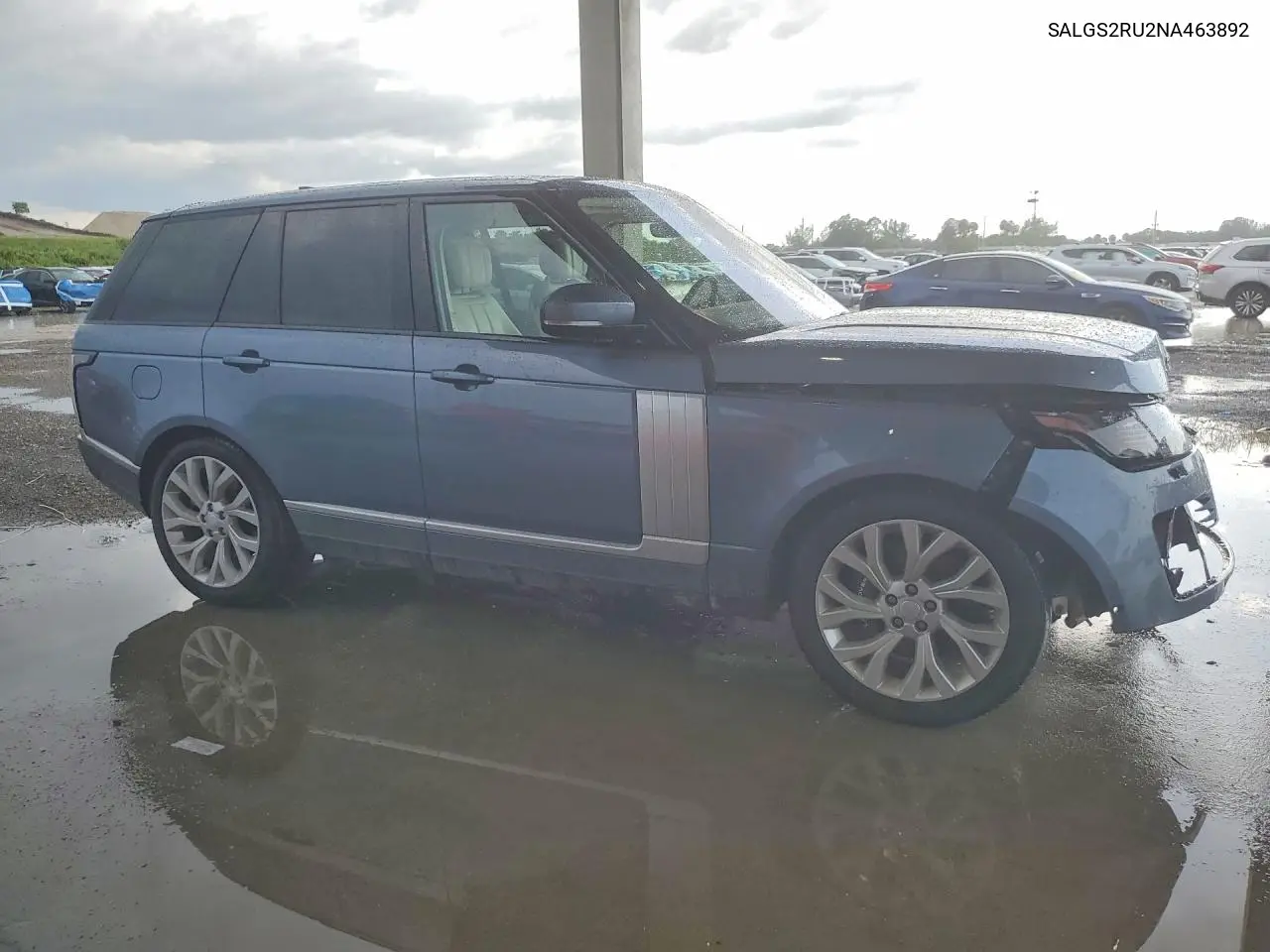 2022 Land Rover Range Rover Hse Westminster Edition VIN: SALGS2RU2NA463892 Lot: 57640726