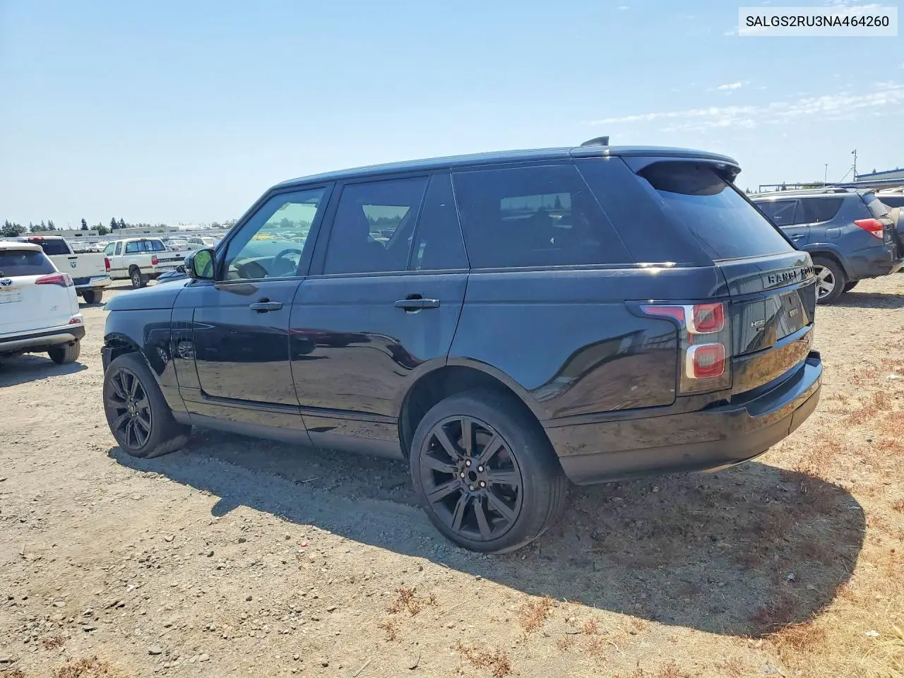 2022 Land Rover Range Rvr VIN: SALGS2RU3NA464260 Lot: 58106016
