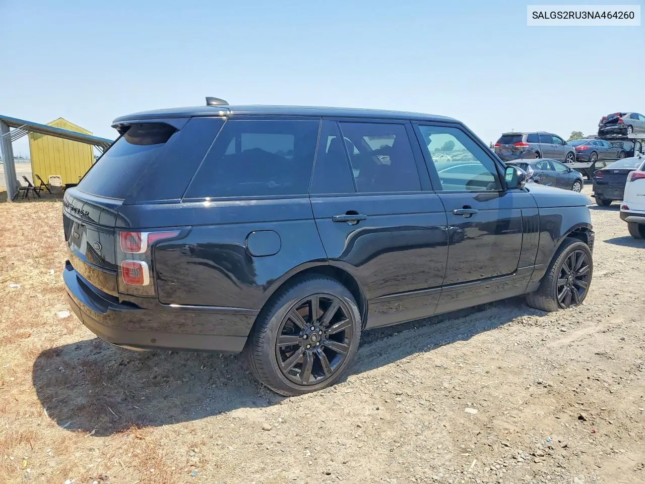 2022 Land Rover Range Rvr VIN: SALGS2RU3NA464260 Lot: 58106016