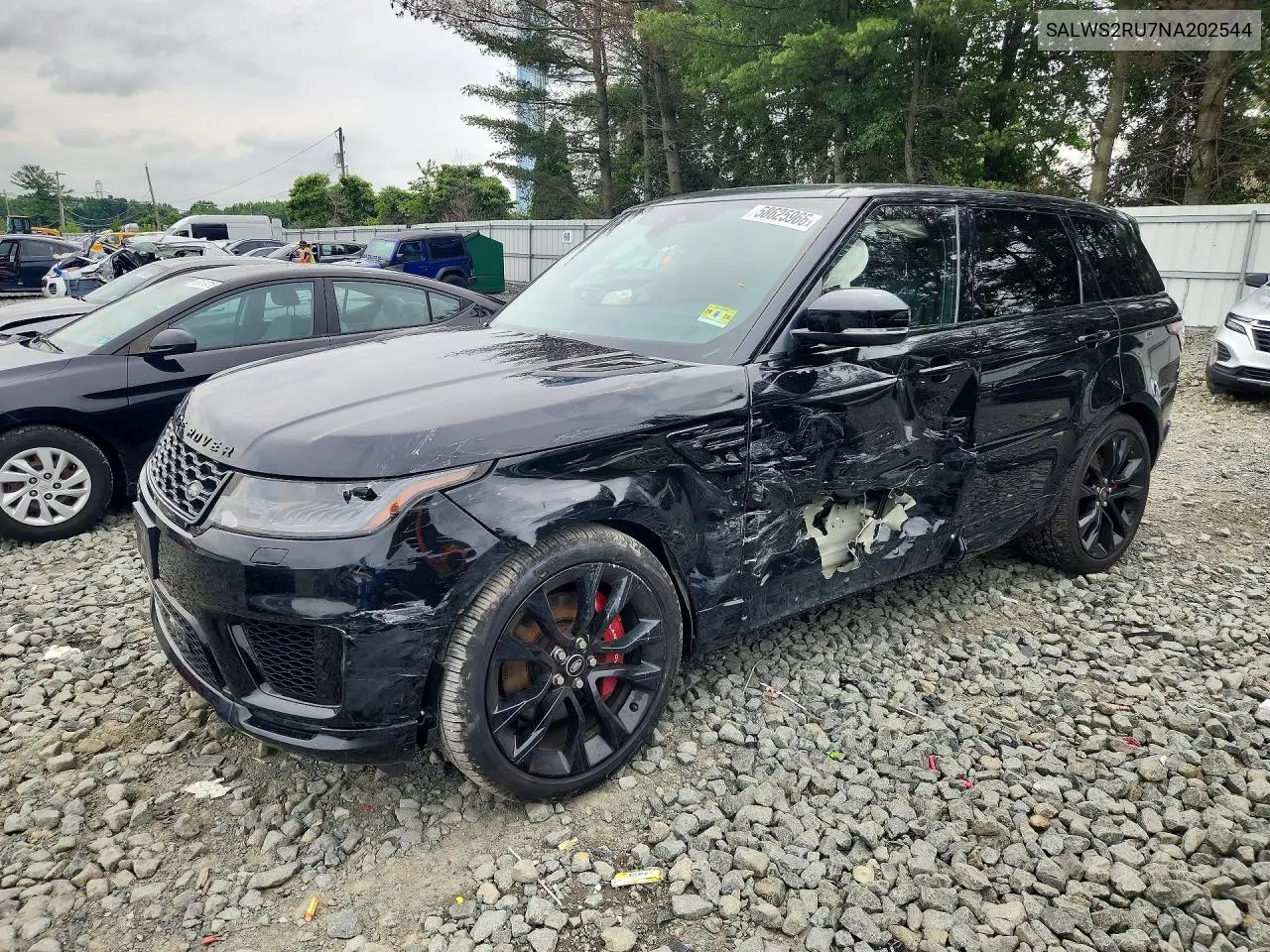 2022 Land Rover Range Rover Sport Hst VIN: SALWS2RU7NA202544 Lot: 58625966