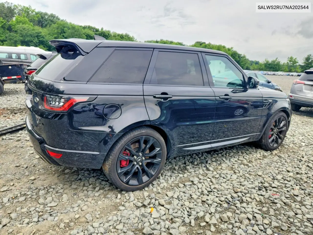 2022 Land Rover Range Rover Sport Hst VIN: SALWS2RU7NA202544 Lot: 58625966