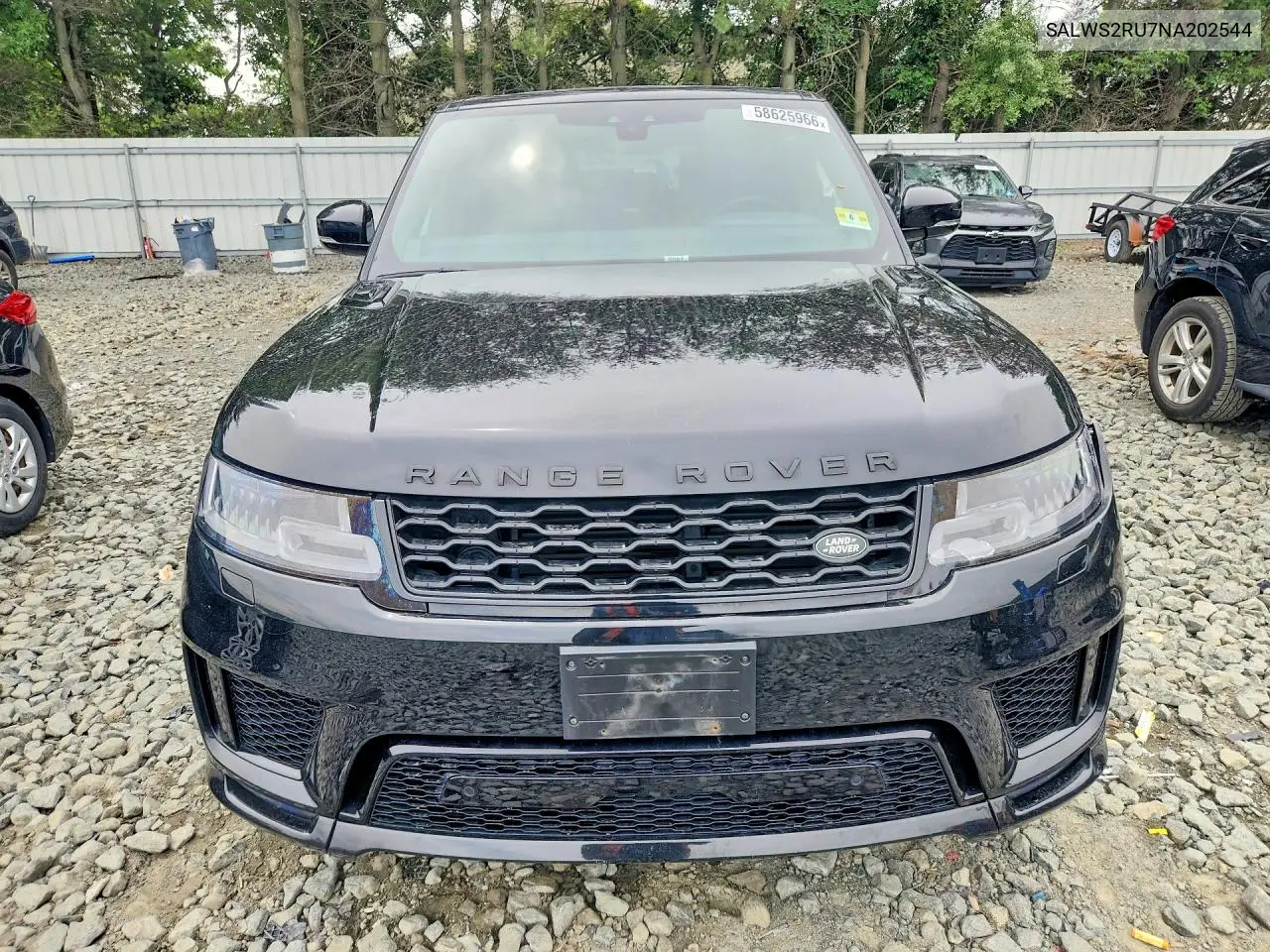 2022 Land Rover Range Rover Sport Hst VIN: SALWS2RU7NA202544 Lot: 58625966