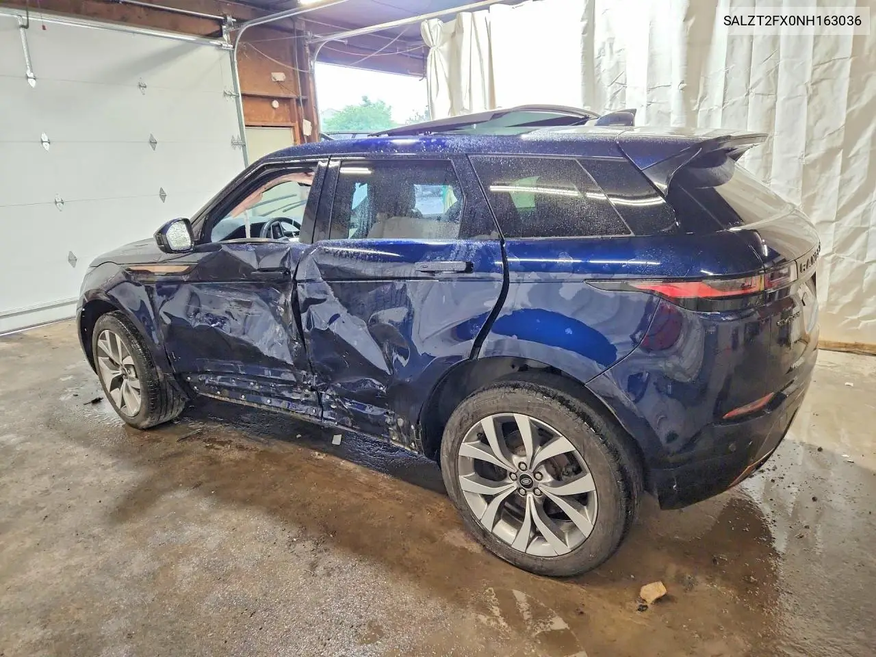 2022 Land Rover Range Rover Evoque R-Dynamic S VIN: SALZT2FX0NH163036 Lot: 58992716
