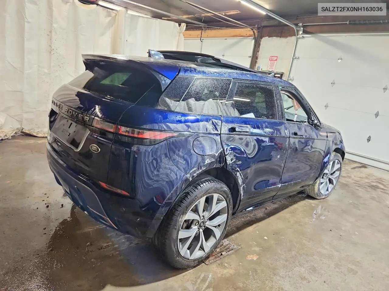 2022 Land Rover Range Rover Evoque R-Dynamic S VIN: SALZT2FX0NH163036 Lot: 58992716