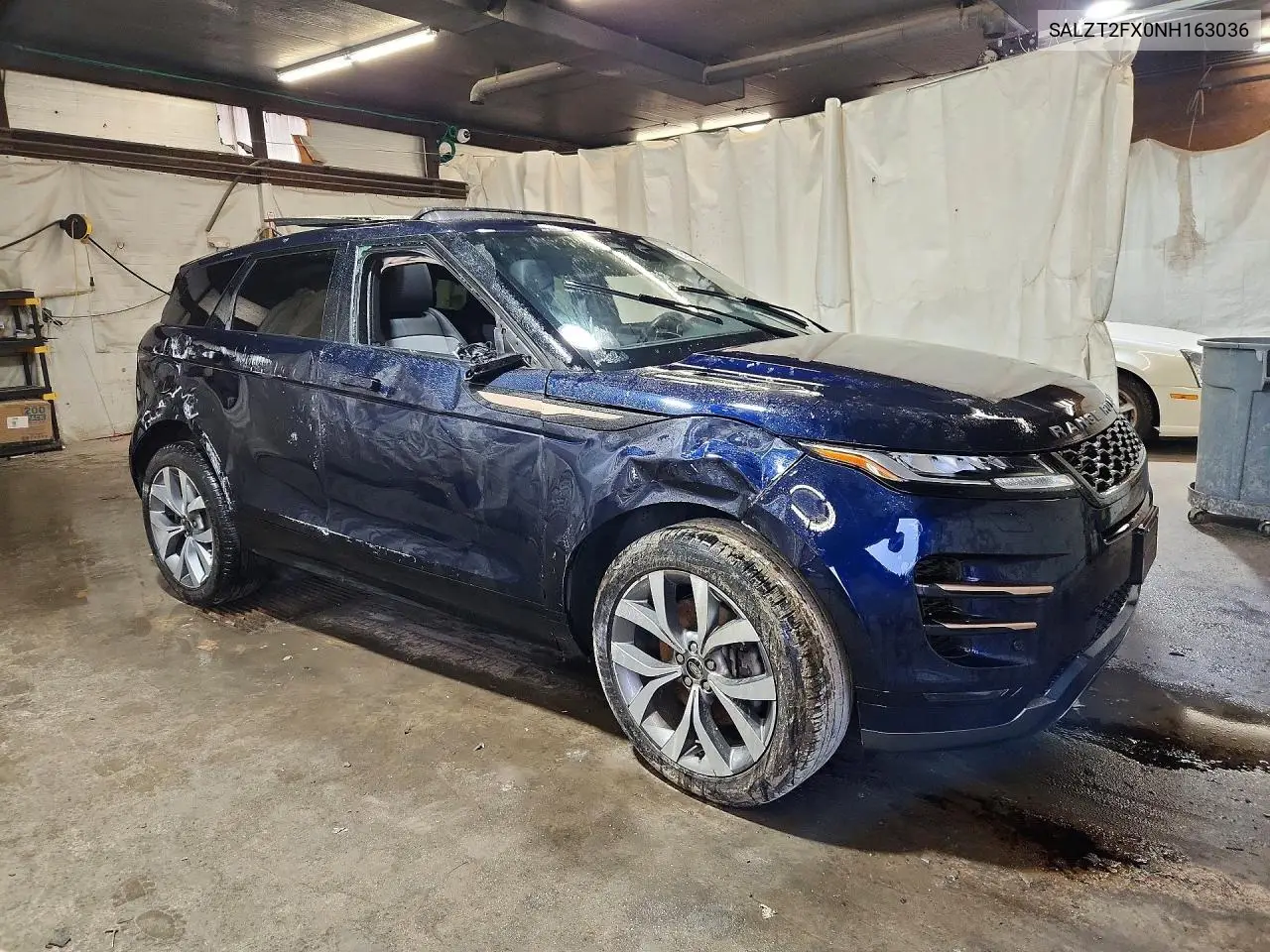 2022 Land Rover Range Rover Evoque R-Dynamic S VIN: SALZT2FX0NH163036 Lot: 58992716