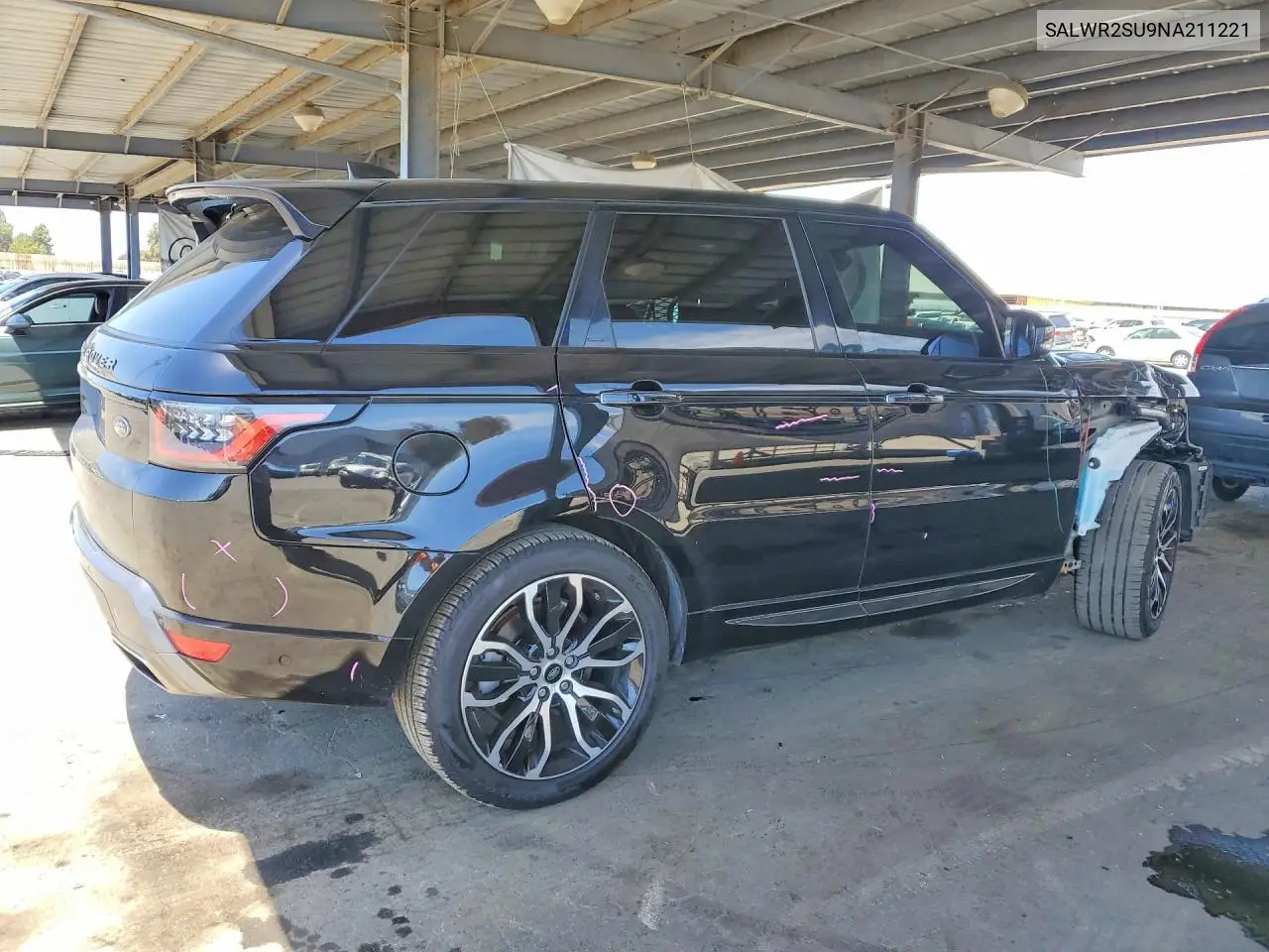 2022 Land Rover Range Rover Sport Hse Silver Edition VIN: SALWR2SU9NA211221 Lot: 59233936