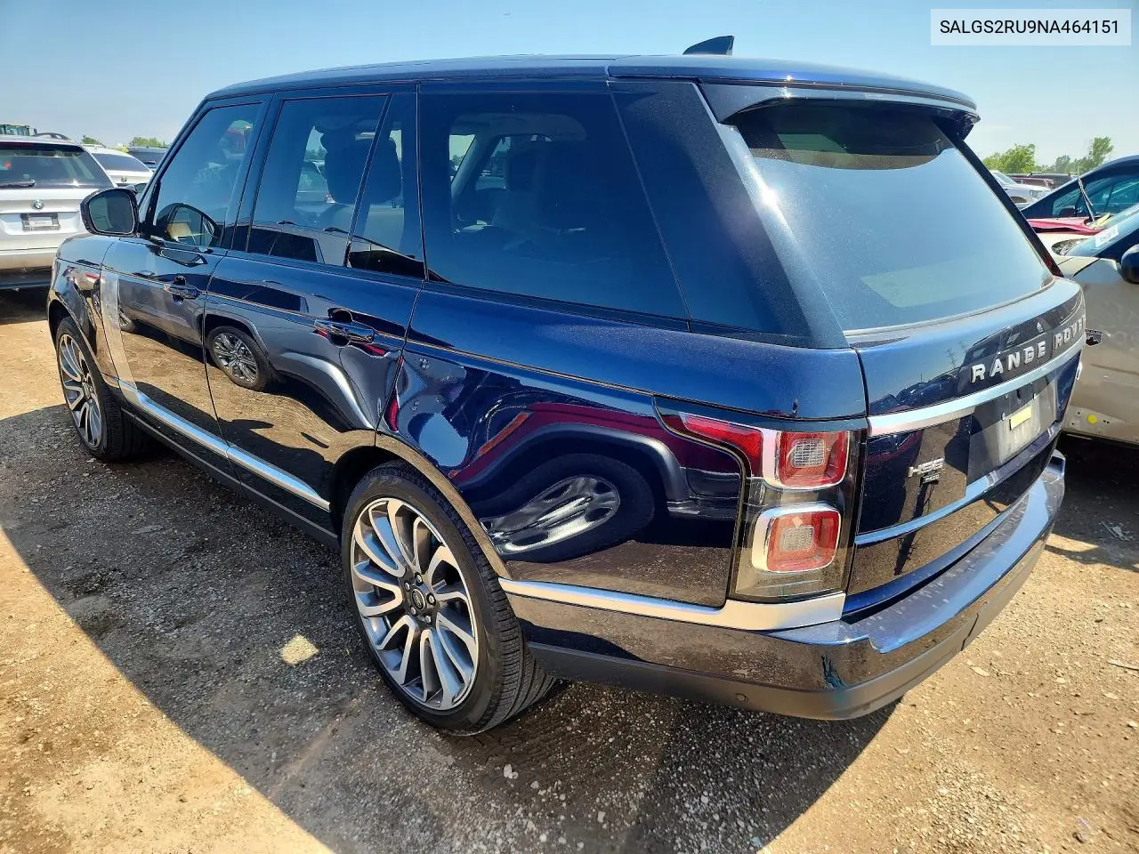 2022 Land Rover Range Rover Hse Westminster Edition VIN: SALGS2RU9NA464151 Lot: 59283356