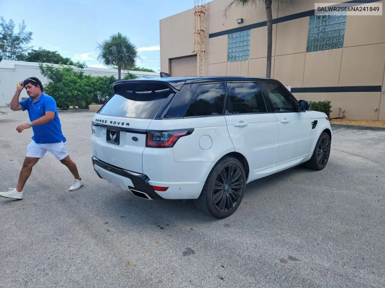 2022 Land Rover Range Rover Sport Hse Dynamic VIN: SALWR2SE6NA241849 Lot: 59605946