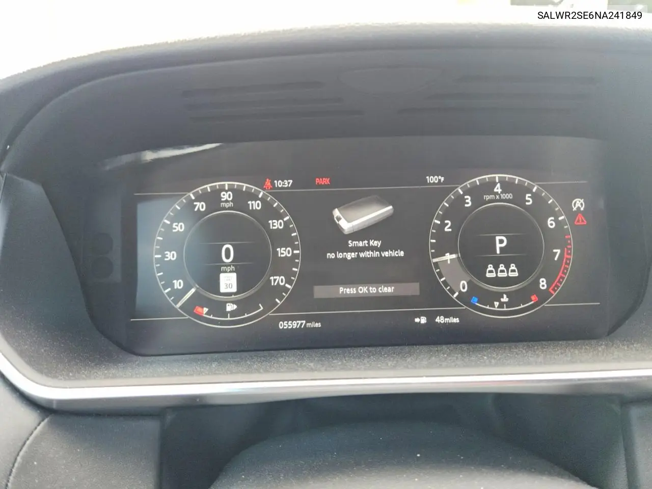 2022 Land Rover Range Rover Sport Hse Dynamic VIN: SALWR2SE6NA241849 Lot: 59605946