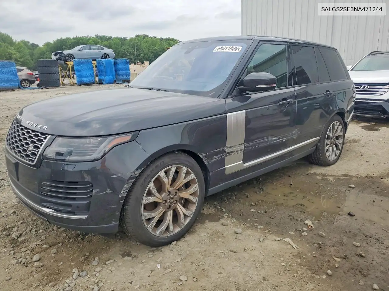 2022 Land Rover Range Rover Westminster Edition VIN: SALGS2SE3NA471244 Lot: 59811936