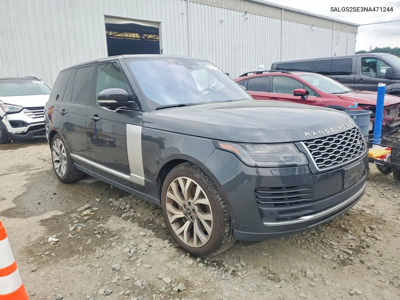 2022 Land Rover Range Rover Westminster Edition VIN: SALGS2SE3NA471244 Lot: 59811936