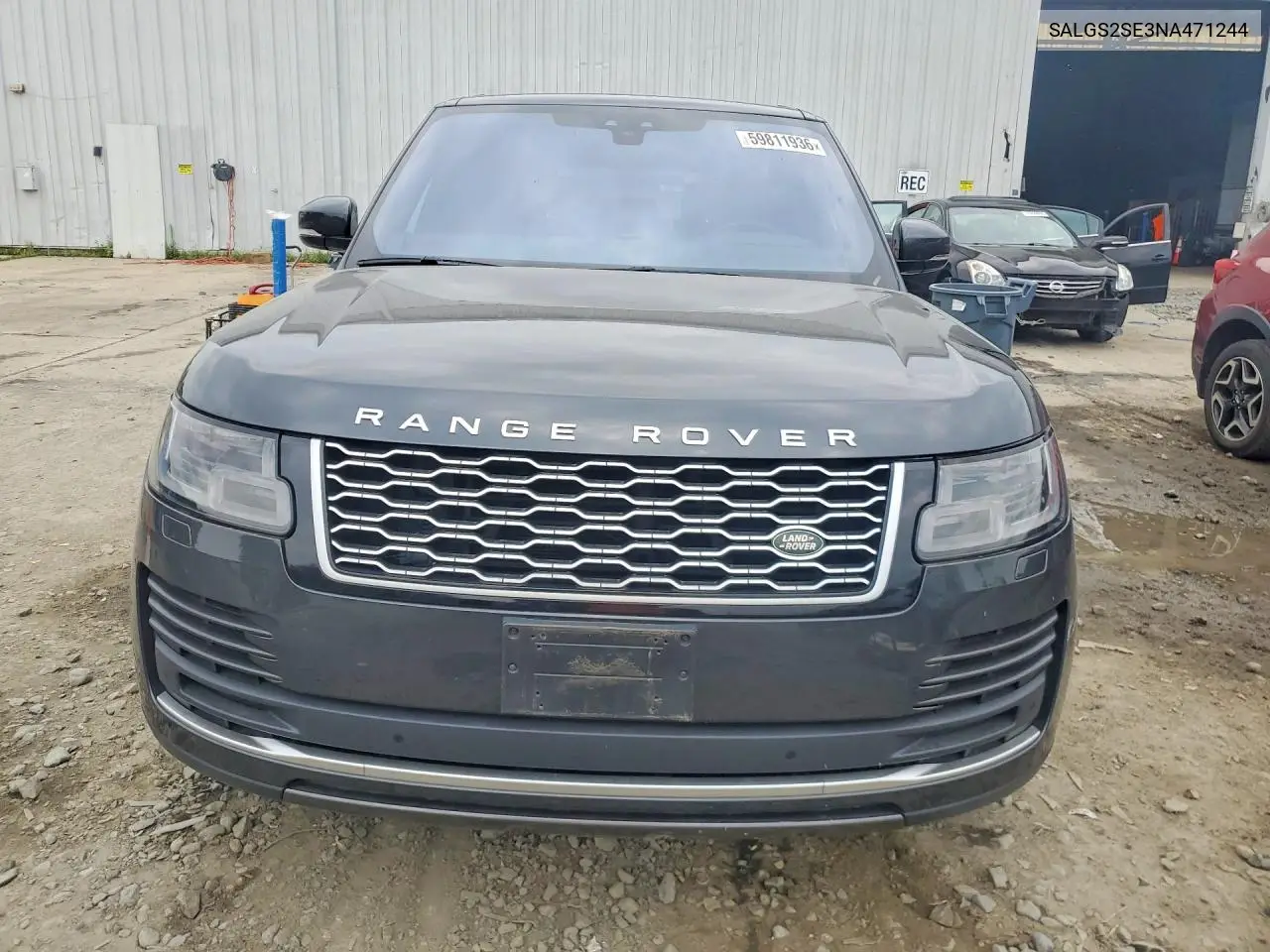 2022 Land Rover Range Rover Westminster Edition VIN: SALGS2SE3NA471244 Lot: 59811936