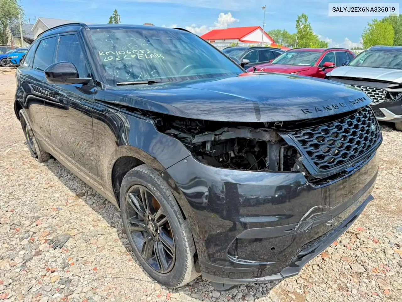 2022 Land Rover Range Rover Velar S VIN: SALYJ2EX6NA336019 Lot: 60468656
