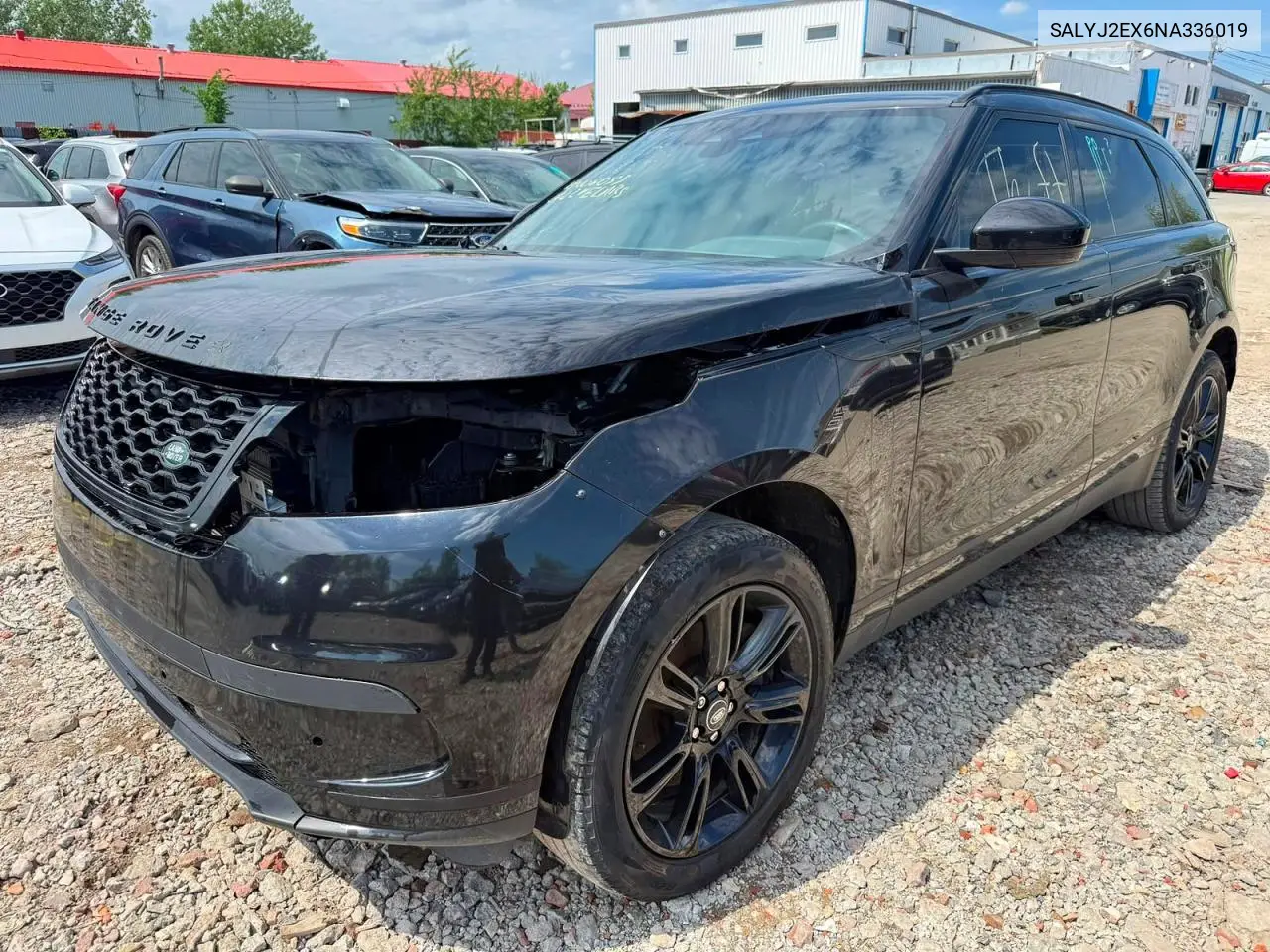 2022 Land Rover Range Rover Velar S VIN: SALYJ2EX6NA336019 Lot: 60468656